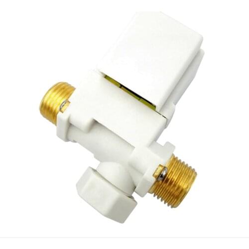 G1/2" DC12V Tee type Solar solenoid valve pilot type 220V NC Controll the Solar water heater DN15 External screw thread