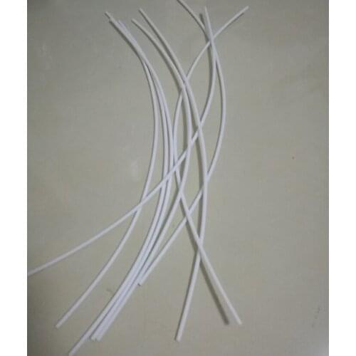 5mm/6mm Thickness Ptfe Rods Polytef bar , Gasket Seals and lubricating materials, length about 320mm/pc, 9pcs/lot