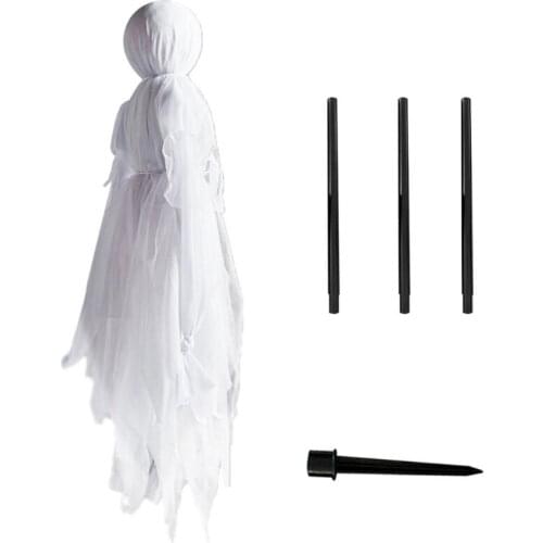 Witch Holding Hands Scary Creepy Light Up Yard for Outdoor Home Veranda Park Chair Path Halloween Decoration Props