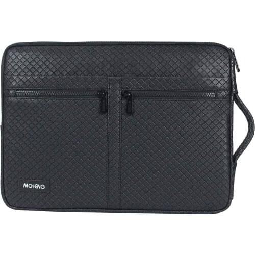 Waterproof Laptop Sleeve Bag with Handle for10 13 14 15.6 inch Laptop, Notebook Carrying Case, Black