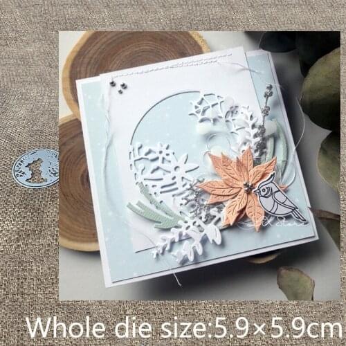 XLDesign Craft Metal Cutting Dies cut dies leaves flower round decoration scrapbook Album Paper Card Craft Embossing die cuts