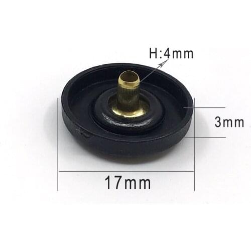 100PCS Resin snaps top cover Black and white nylon material Buttons Plastic snaps button Rivet Button accessories T3T5 T8 button