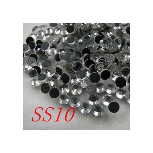 1440pcs SS10 Clear Crystal DMC HotFix FlatBack Strass Rhinestones Hot Fix Crystal Stones