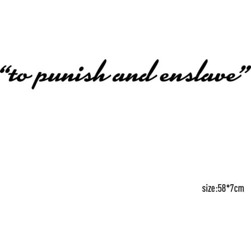 2 Pieces Customization to punish and enslave Car-Styling For chevrolet cruze bmw opel Ford VW volkswagen toyota car accessories