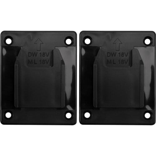 2Pcs Power Tool Machine Bracket Electric Drill Stand Wall Shelf Fasteners Fits for M18 /DEWALT Electric Drill CNIM Hot