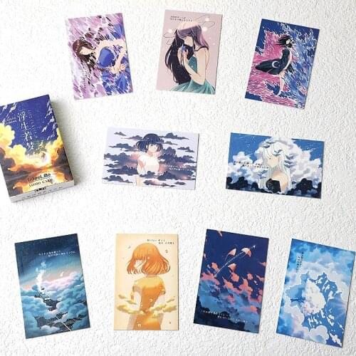 28 Sheets/Set Novelty Life Is Like Dream Lomo Card Mini Postcard Greeting Card Message Card Christmas Gifts