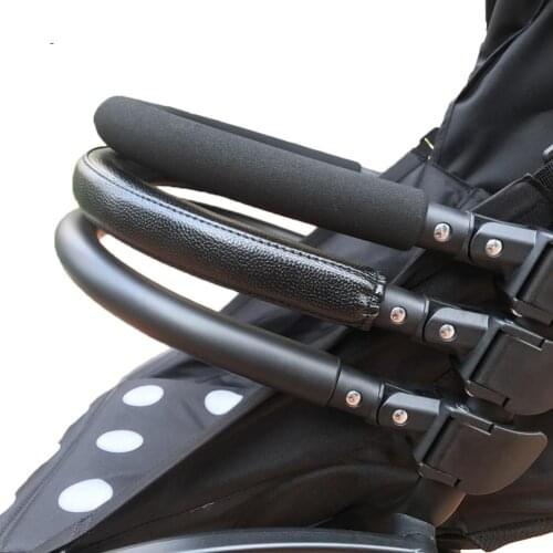3 Styles Baby Stroller Accessories Armrest For YOYO YOYA VOVO Pushchair Front Bumper Leather Cover Handle Dropshipping