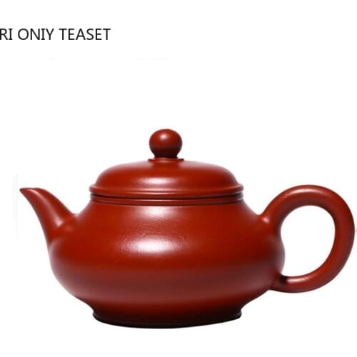 90ml Raw Ore Dahongpao Antique Tea Pot Classic Yixing Purple Clay Teapots Zisha Filter Tea Kettle Household Customized Teaware