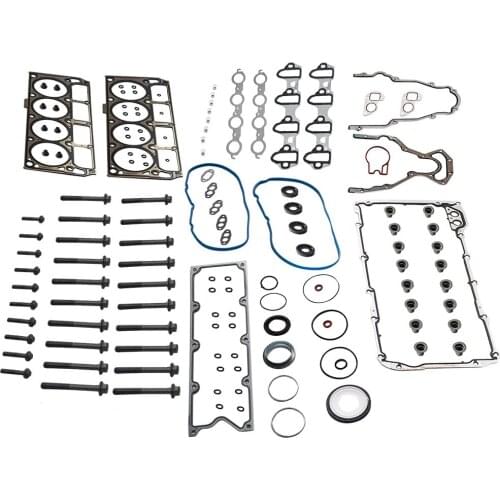 Full Gasket Set Head Bolts For Cadillac Chevrolet for GMC for Hummer 6.0L OHV V8 MLS