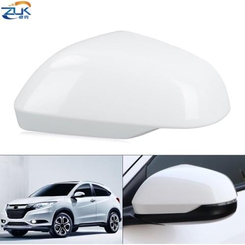 ZUK Left Right Exterior Rearview Mirror Cover Side Mirror Housing Cap For HONDA VEZEL HR-V 2014 2015 2016 2017 2018 2019 2020
