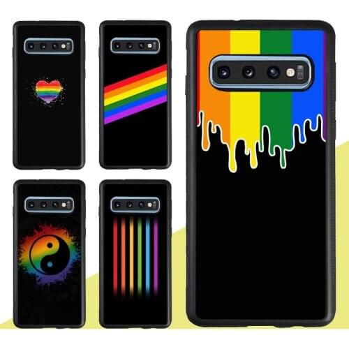 Gay Pride Rainbow Flag Case For Samsung Galaxy A21S A20e A31 M31 M21 A51 A71 A50 A70 S9 S20 S10 Plus Note 20 Ultra
