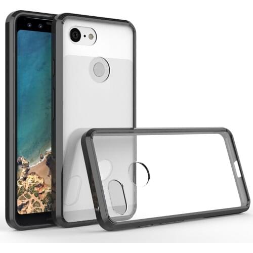 For Google Pixel 3A Case for Pixel 3 XL Soft Silicone Bumper Shockproof Clear Hard Case for Google Pixel 3 Cover for Pixel 3A XL