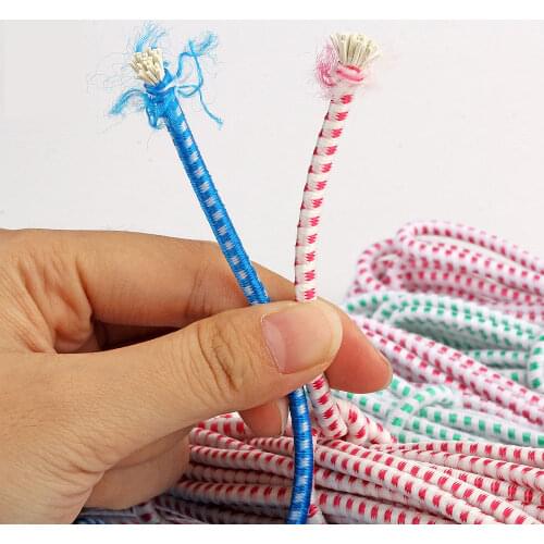 3.5mm Elasticity Thread Elastic Threads for Sewing Rubber Band Cord Chinese Jump Rubber Band Rope Play Games with Elastic Rope