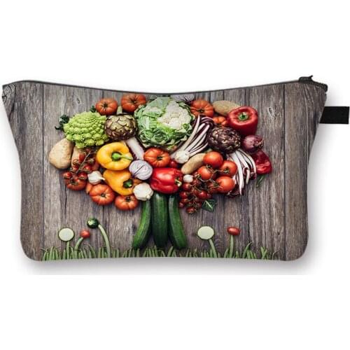 Donuts Ice Cream Candy Cosmetic Bag Women Makeup Bag Girls Ladies Cosmetic Case Female Make Up Pouches Organizer Storage Bags