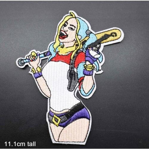 Quinn Bat Iron on Embroidered Cloth Patches For Girls Boys Man Woman