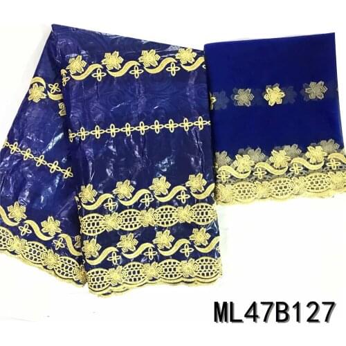 LIULANZHI 2020 Latest Bazin Riche Brocade Lace Africa Party Garment Fabric French Lace Scarf for Women ML47B127/ML47B126