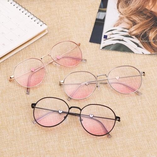 Hot Ultralight Metal Round Myopia Glasses Anti-Blue Light Oversize Reading Eyeglasses Vision Care Optical Eyewear Diopter 0~-5.0