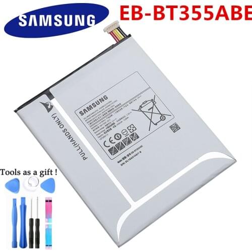 Original Tablet Battery Galaxy Tab A 8.0 EB-BT355ABE For Samsung T355 T355C SM-T355 SM-T350 SM-P350 P355C SM-P355M Replacement