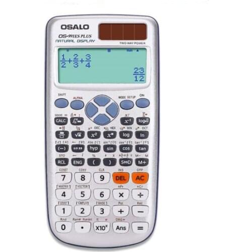 OS-991ES PLUS Environmental ABSc science calculator solar energy 417 kinds of multifunctional student function calculators