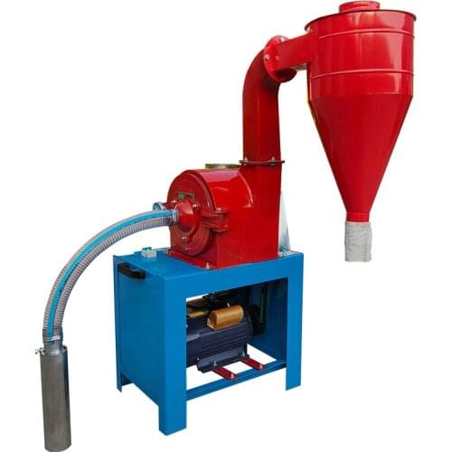 Zq Self-Priming Corn Grinder Automatic 220V Cereals Powder Machine Feed Grinding Surface Crusher