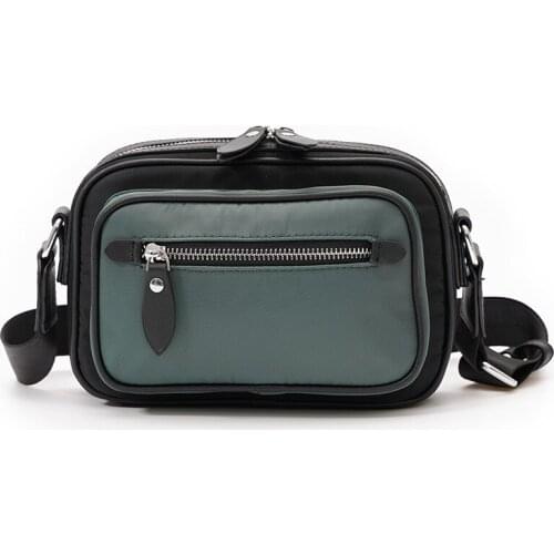 Japanese Style Trendy Crossbody Bag Mens Small Square Bag Youth Casual Oxford Woven Shoulder Bag Crossbody Bag