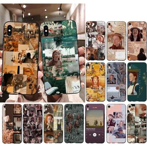 FHNBLJ TV Series Anne With An E Fashion Phone Case for iPhone 11 12 pro XS MAX 8 7 6 6S Plus X 5S SE 2020 XR cover