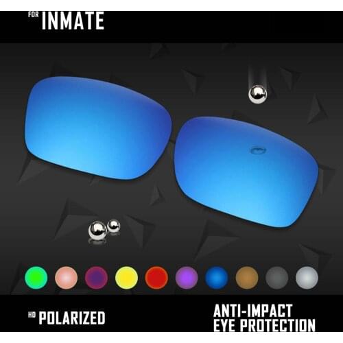 OOWLIT Lenses Replacements For Oakley Inmate Sunglasses Polarized - Multi Colors