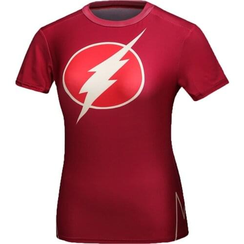 Short Sleeve Sublimation Gym Rashguard Custom New Design Women Shirts