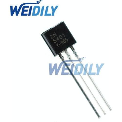 100PCS/Lot 2N5401 5401 Triode TO-92 0.3A 150V PNP Original New Wholesale Electronic