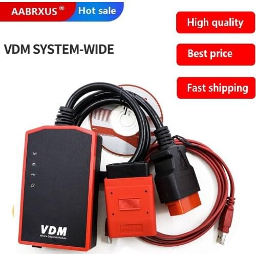 2021 High Quality VDM UCANDAS V3.9 WIFI Complete system vdm wifi automotive diagnostic tool online update DHL free shipping