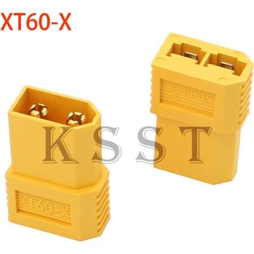 5 PCS XT60-X connector XT60 Male to TRX Plug Female Converter Adapter