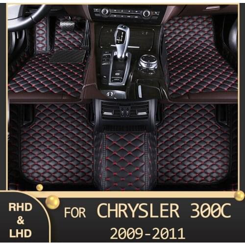 MIDOON Car floor mats for Chrysler 300C (Sedan) 2009 2010 2011 Custom auto foot Pads automobile carpet cover