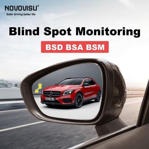 Car BSD BSA BSM Blind Spot Detection Driving Warning Safety Radar Alert Mirror For Mercedes Benz GLA MB X156 2014 2016 2018 2019