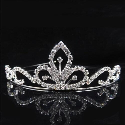 Princess Tiaras Wedding Hairbands Bridal Crown Combs Rhinestone Hair Accessories Girls Kid Fashion Hair Jewelry Headwear Prom Pa