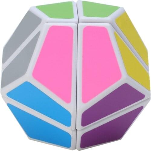 Lanlan 2x2 Dodecahedron Magic Cube Puzzle Black And White 2x2 MegaminxLearning Educational Cubo magico Toys