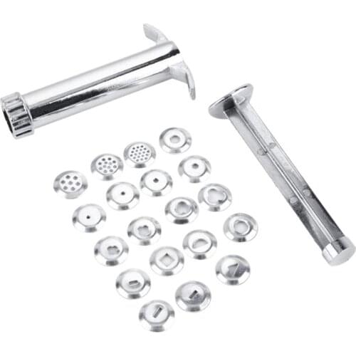 Hot XD-21 Pcs Stainless Steel Clay Extruder Fondant Sugar Paste Extruder Ceramics Pottery Polymer Modeling Decorating Tools Set