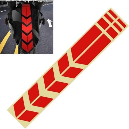 Moto Stickers and Decals On Bike Bicycle Fender Decoration Motorcycle Reflective Sticker Motorcycle Accessories Waterproof