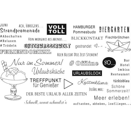 German Transparent Clear Silicone Rubber Stamp Seal DIY Scrapbooking photo Album A0714