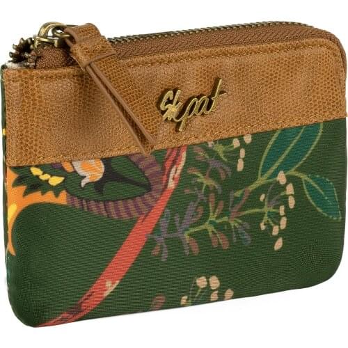Nylon womens purse-printed polyleather for daily use. Practical and functional 309307