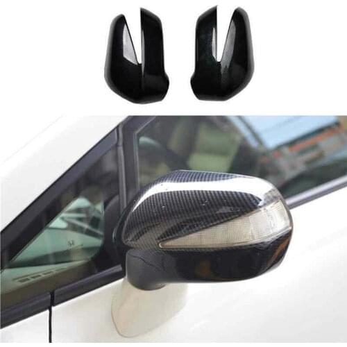 NEW-Car Rearview Mirror Cover Trim Bezel Exterior Styling ABS Carbon Fiber for Honda Civic 8Th Sedan 2006-2011