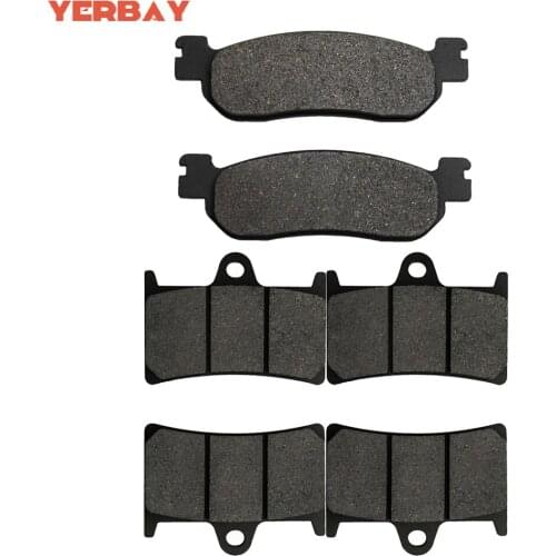 Yerbay Motorcycle Front Rear Brake Pads For Yamaha YZF600RR YZFR6 YZFR 6 1999-2003 YZFR1 YZF1000 YZF 1000 YZFR6S 2001 2002