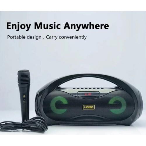 Portable Bluetooth Speaker with Mic Big Power Wireless Column 3DStereo Subwoofer Home Theater Music Center Boombox caixa de som