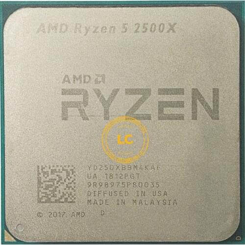 AMD Ryzen 5 2500X R5 2500x 3.6 GHz Quad-Core Eight-Thread CPU Processor 65W L3=8M YD250XBBM4KAF Socket AM4