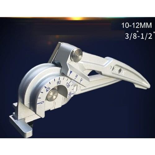 10MM 12MM copper pipe, aluminum, soft iron tube hand bender manual bending machine tool auto truck repairing hand tool hardware