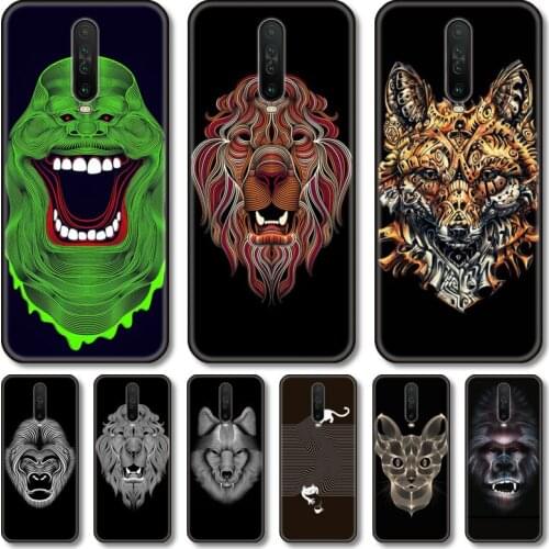 Special animals Phone Case For XiaoMi Redmi Note 10S 9S 8 7 6 T Pro Black Cover Silicone Back TPU