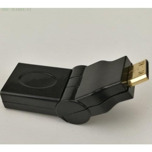 50pcs/lot Type C Male to A Female HDMI connector Mini HDMI Adapter 180 degrees Mini Male To HDMI Female Type A Cable Extension