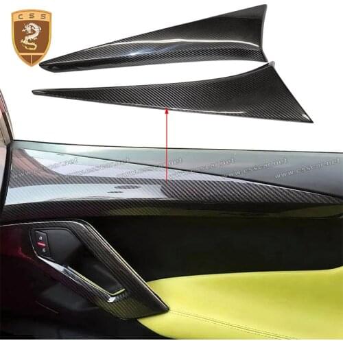 Real Carbon Fiber Interior trim Decoration Inner Door Trim For Lamborghini LP700 Aventador OEM Style Accessories 00647