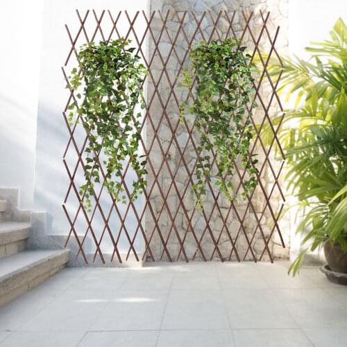 Retractable Solid Wood Fence Fence Indoor And Outdoor Plant Fence Climbing Frame Garden Garden Garden Grid Garden Fence