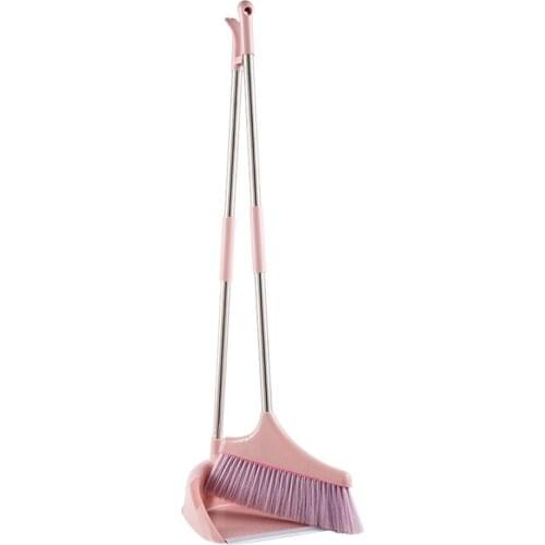 2Pcs Lobby Kitchen Livingroom Detachable Broom Dustpan Household Cleaning Tools