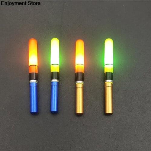 2PCS LED Light Stick For Fishing Float Tube Night Fishing Tackle Luminous Electronic Float LED Electric Float HOT SALE